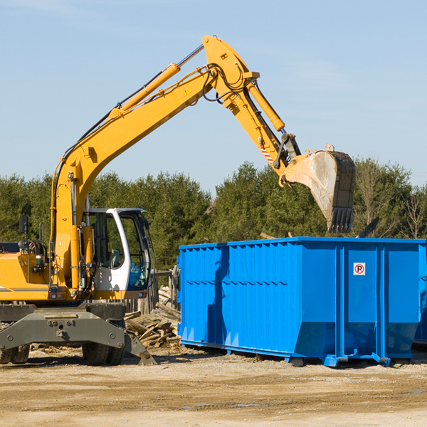 what size residential dumpster rentals are available in Hillsdale PA